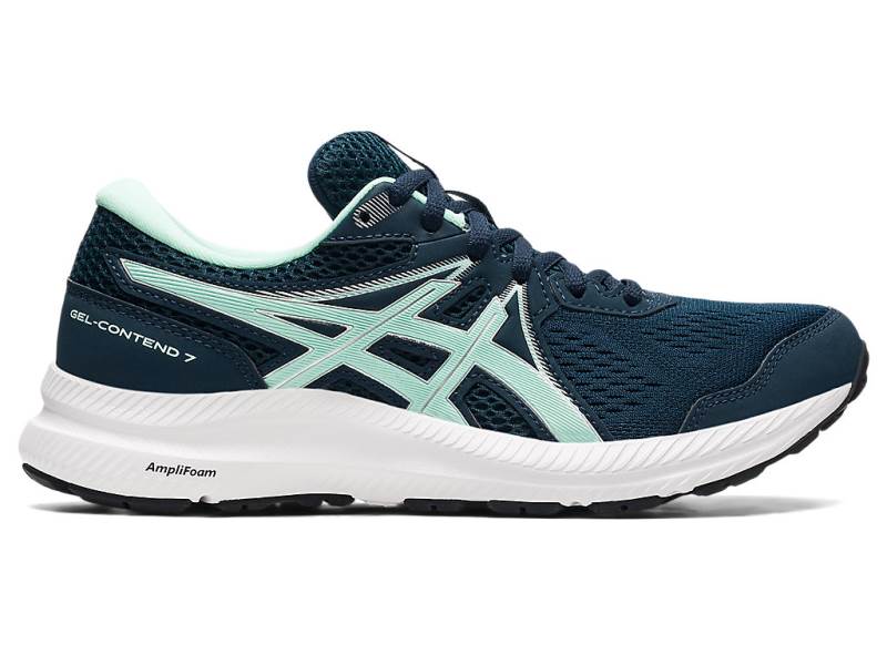 Sapatilhas Running Asics GEL-CONTEND 7 Mulher Azul Marinho, 0092A964.229